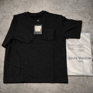 Louis Vuitton Black Pocket T-Shirt Size XL Cotton